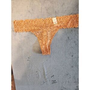 NWT NEW Arizona size XXL Orange Lace Panty